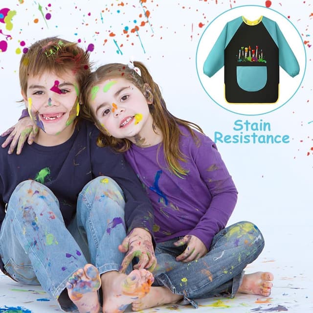 Detalle 2 de OSDUE Delantal infantil impermeable 70x50 cm