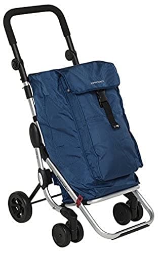 Detalle de Foppapedretti 9702001400 Carrito de la compra azul marino 🛒