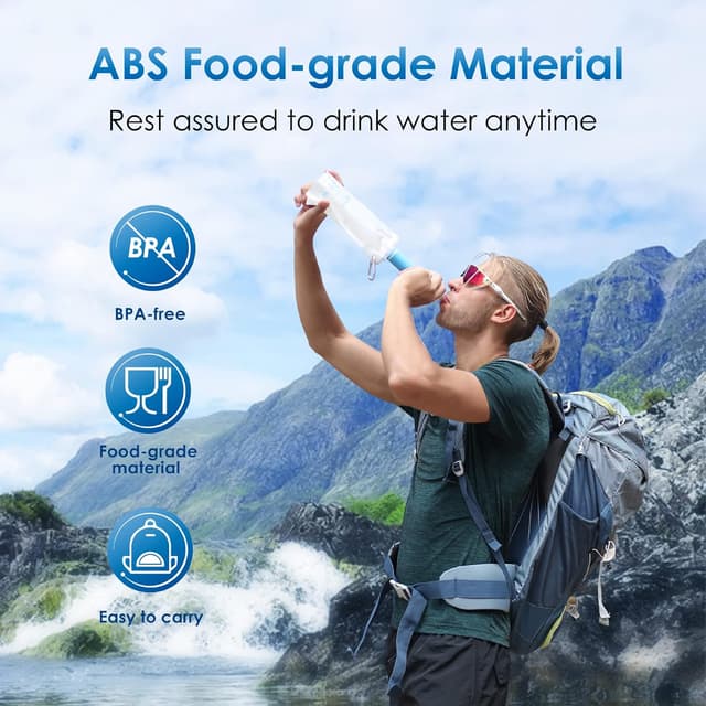 Thumbnail 5 de Waterdrop Water Filter Camping 0.1 micron