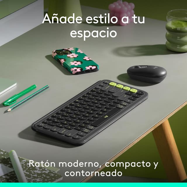 Thumbnail 1 de Logitech POP Mouse: Ratón Bluetooth portátil con fácil cambio 😊