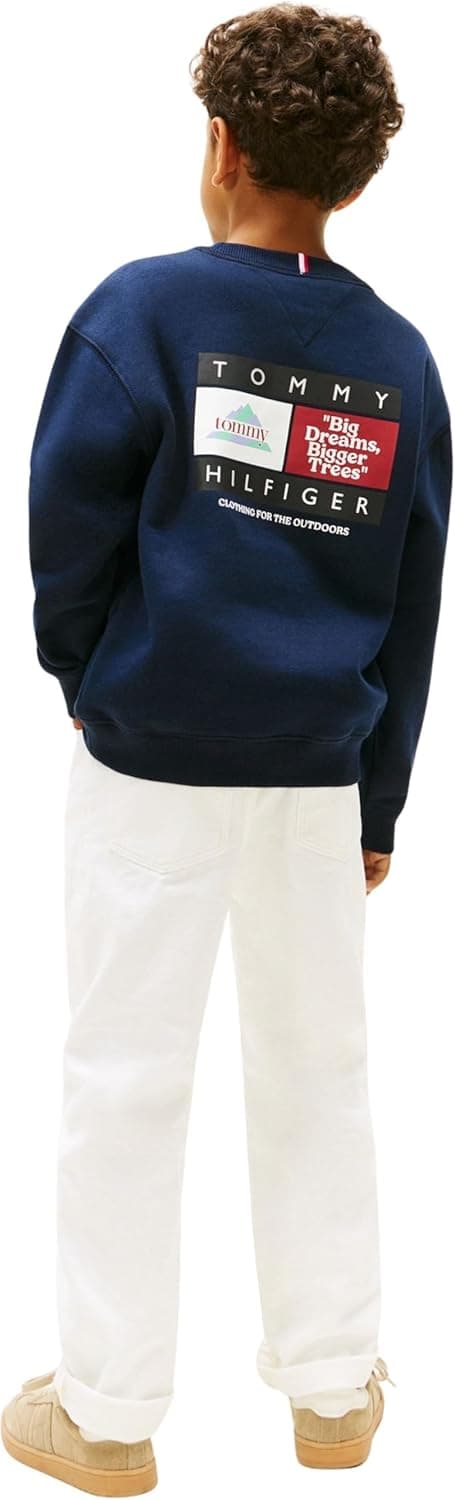 Detalle 2 de Tommy Hilfiger felpa multistampa per ragazzi