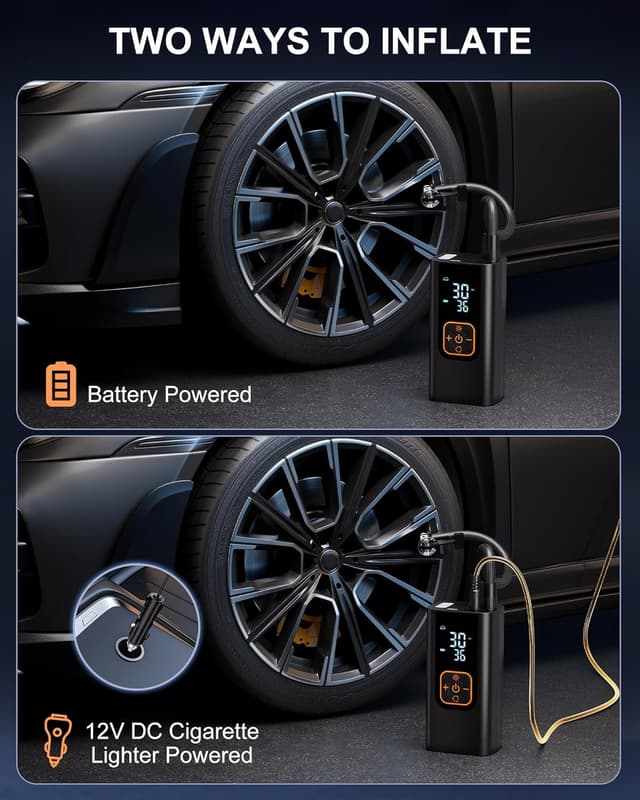 Thumbnail 4 de QKMPOM 180PSI Tire Inflator Portable Air Compressor