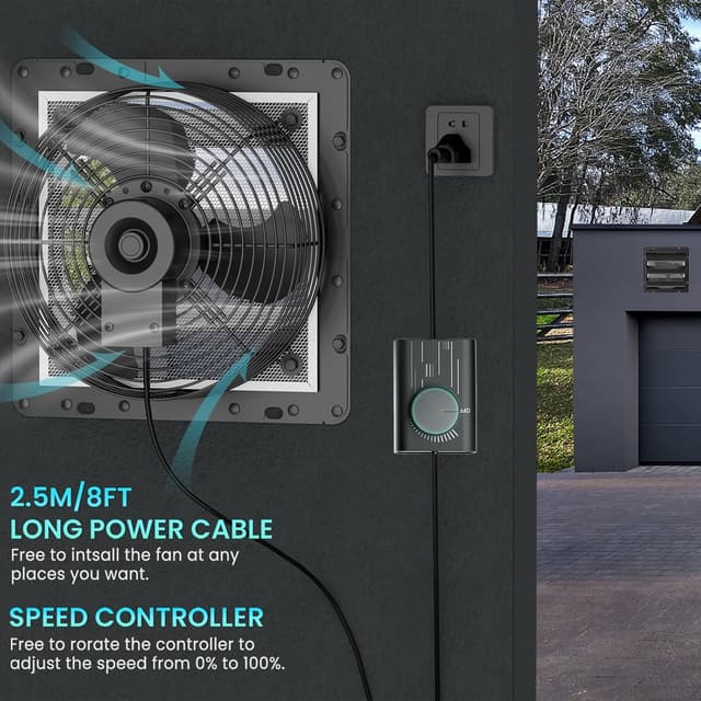 Thumbnail 4 de HG Power 250mm Abluftventilator 1100 m³/h