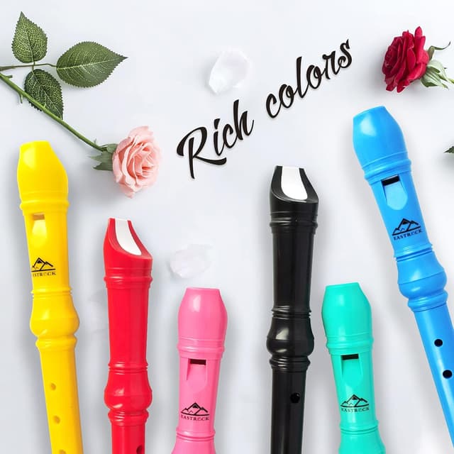 Thumbnail 6 de EASTROCK ABS Sopranblockflöte in C (Diskant), 3-teilig, braun – für Anfänger