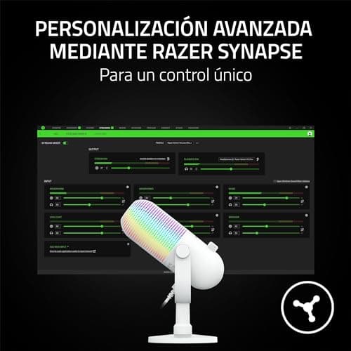 Thumbnail 6 de Razer Seiren V3 Chroma micrófono condensador USB blanco 🎙