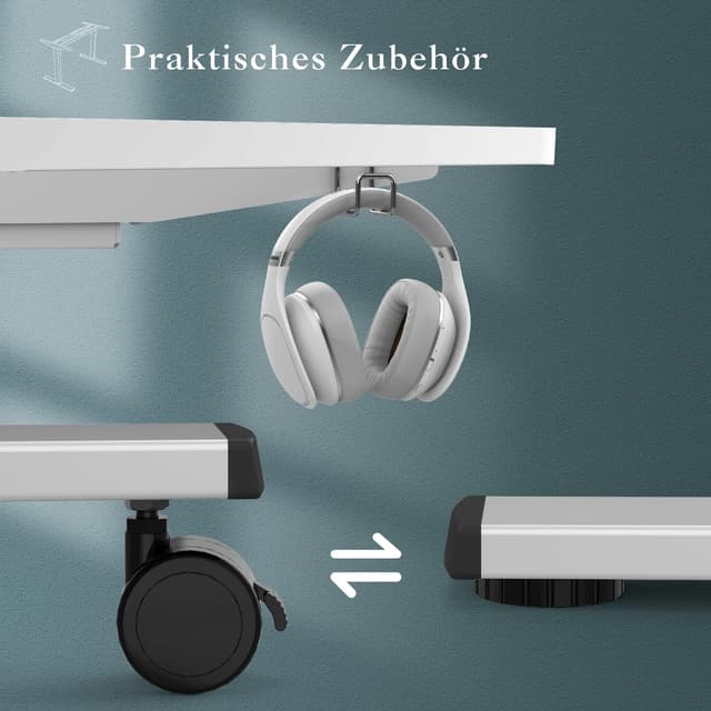 Thumbnail 6 de JUMMICO Höhenverstellbares Tischgestell 72–118 cm