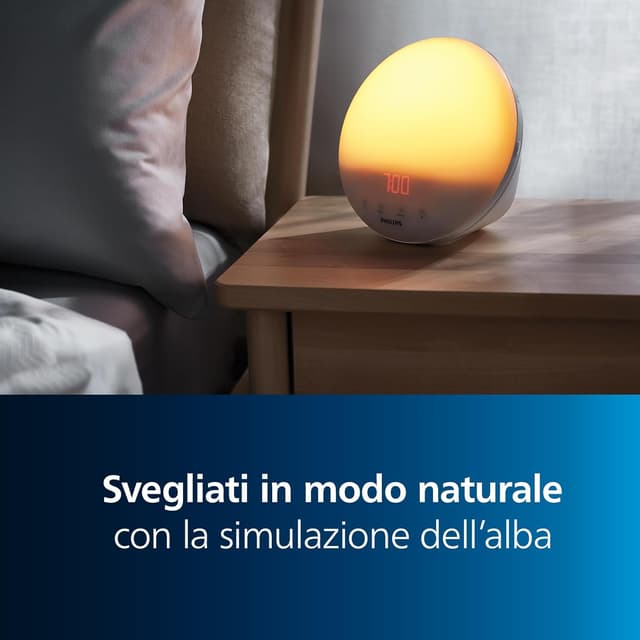 Thumbnail 1 de Philips SmartSleep Wake-up Light HF3521/01 300 lux