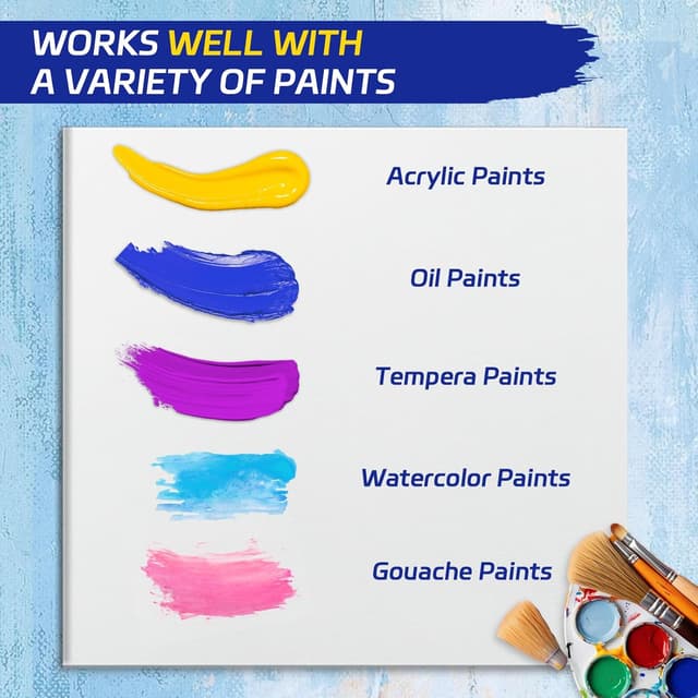 Detalle 1 de RITOLLO Canvas painting panels 12 pack