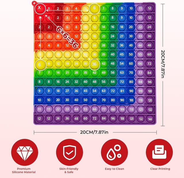 Detalle 2 de Briocht Multiplication Pop 12x12 Toy