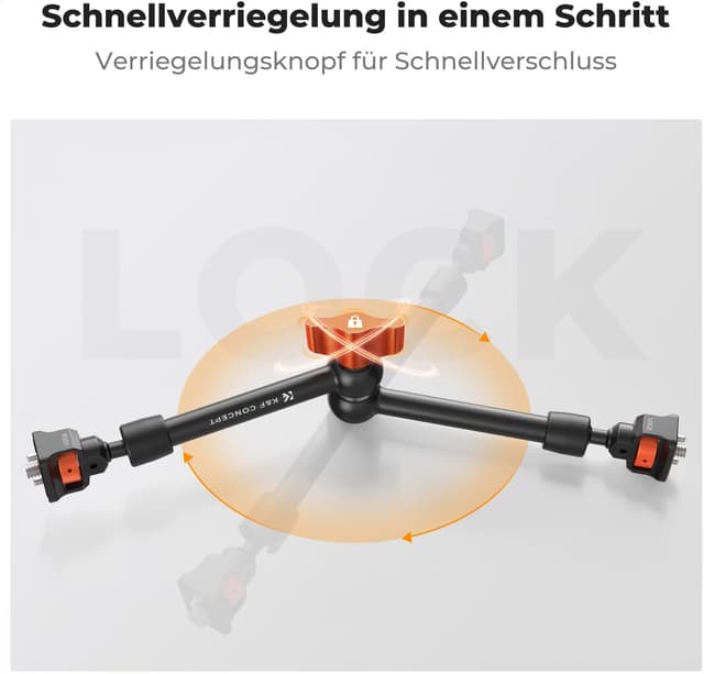 Thumbnail 5 de K&F CONCEPT 11 Zoll Magic Arm Kamera-Halterung đ„