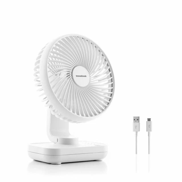 Imagen de Innovagoods Fanrec Ventilador de escritorio recargable 3600 mAh en OfertitasTOP