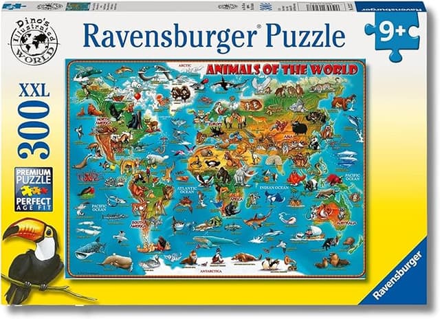 Imagen de Ravensburger Puzzle XXL Animales del Mundo 🐘 300+ Piezas en OfertitasTOP