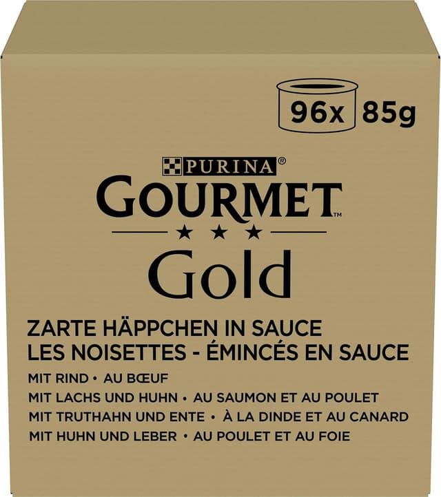 Imagen de Gourmet Gold Zarte Häppchen Katzenfutter 85 g 🐱 en OfertitasTOP