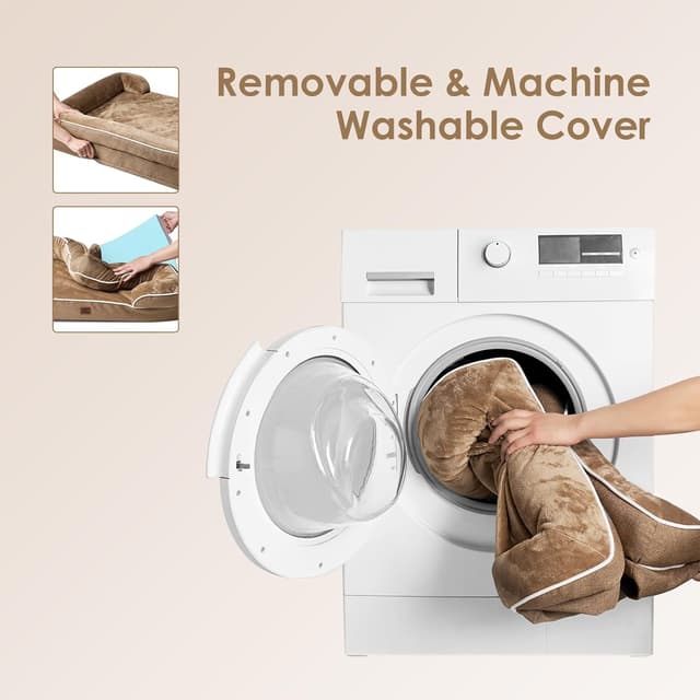 Detalle 2 de EHEYCIGA Hundebett Memory Foam 104x69 cm