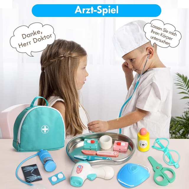 Detalle 2 de Lehoo Castle Arztkoffer Kinder ab 3 Jahren