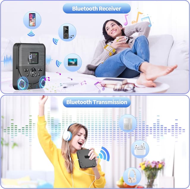 Thumbnail 1 de FELEMAN Lettore CD portatile 6h