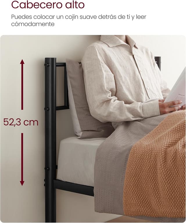 Thumbnail 5 de VASAGLE RMB061B01 Estructura de cama 90x190 250 kg