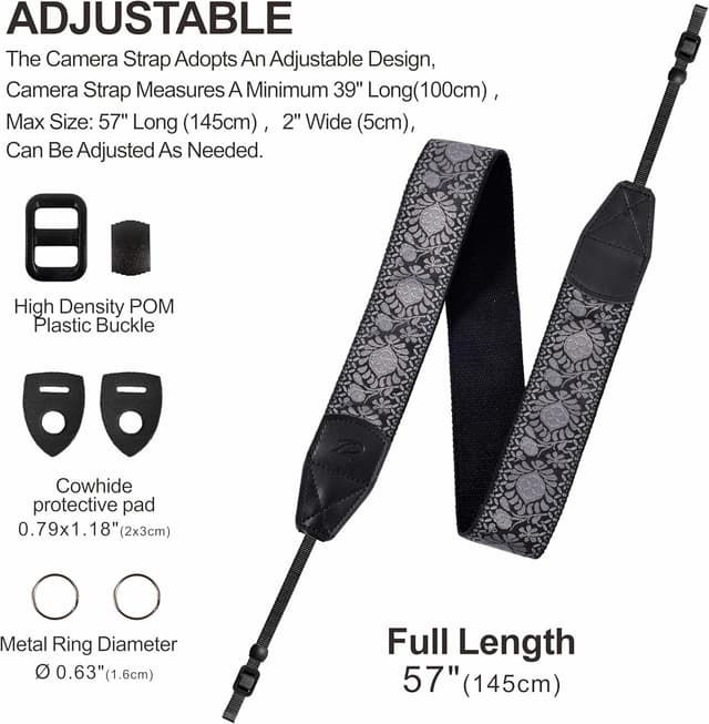 Thumbnail 4 de Padwa Lifestyle Camera Strap 2" adjustable