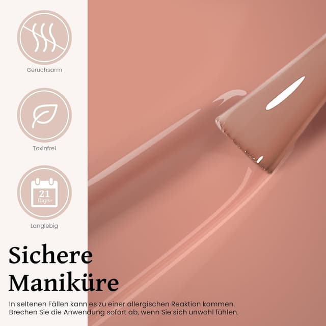 Detalle 1 de VANREESA UV Nagellack Set mit 16 Farben