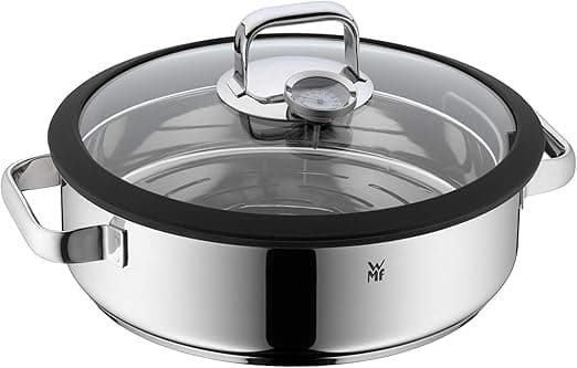 Imagen de WMF Vitalis - Fuente Vapor 28 cm con Tapa y Termómetro 🍲 en OfertitasTOP