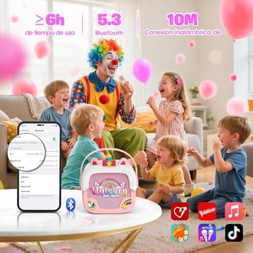 Thumbnail 4 de Dislocati Micrófono Karaoke Inalámbrico para Niñas 🎤