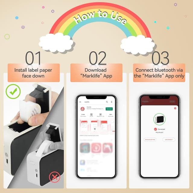 Detalle de Pristar P15 Etikettendrucker Bluetooth