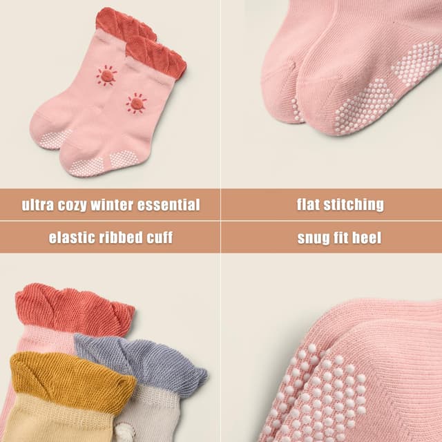 Detalle 1 de Stoppersocken für Babys Baumwolle, 6 Paar