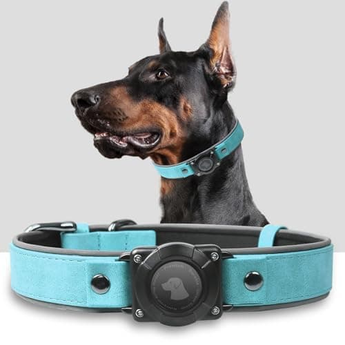 Imagen de AirTag Dog Collar Leather with AirTag Holder en OfertitasTOP