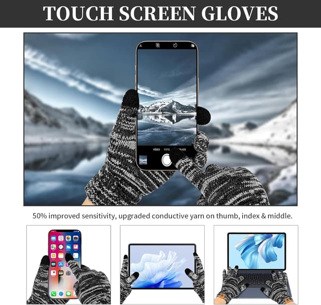 Thumbnail 3 de INSISMY Packs Bonnet Écharpe et Gants