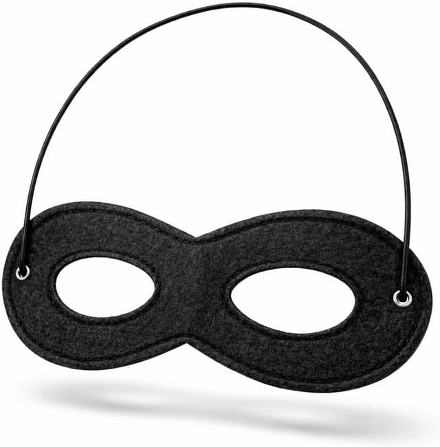 Detalle de Bandit Zorro Augenmaske schwarz 🎭