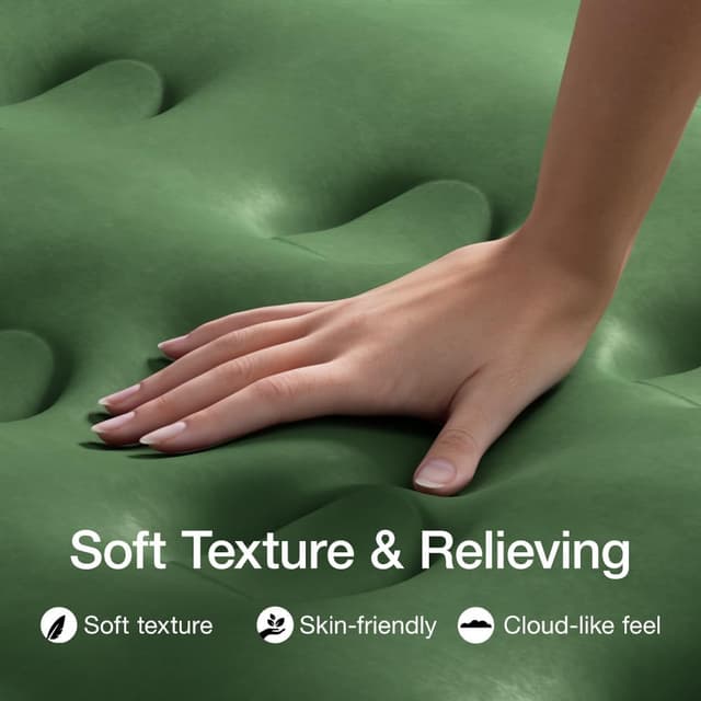 Detalle 2 de Zearna Single Inflatable Mattress with Built-in Electric Pump (self-inflation in 3–5 minutes)