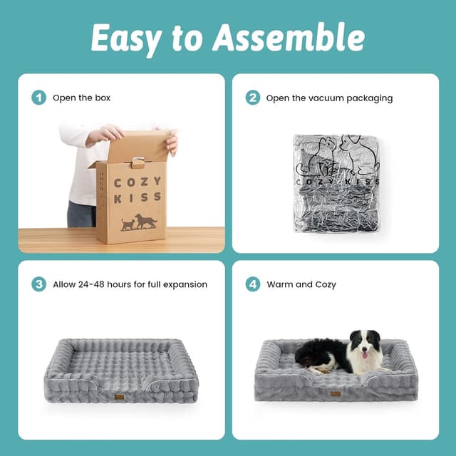 Thumbnail 5 de COZY KISS Orthopedic Dog Bed XL