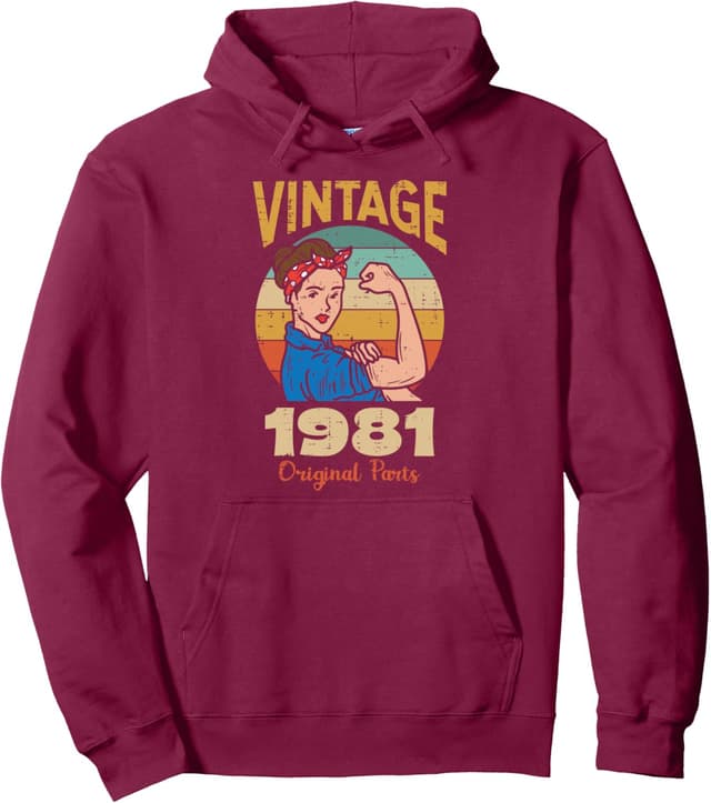Thumbnail 3 de Femme Vintage 1981 Rosie RIveteuse Sweat à Capuche