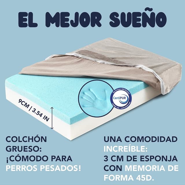 Thumbnail 2 de ZENAPOKI Cama Perro Grande XL cama ortopédica