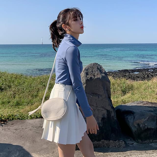 Thumbnail 4 de DRESHOW Pleated High Waist Mini Skirt