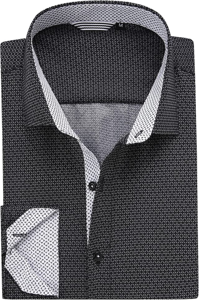 Detalle de Alex Vando Printed Dress Shirt