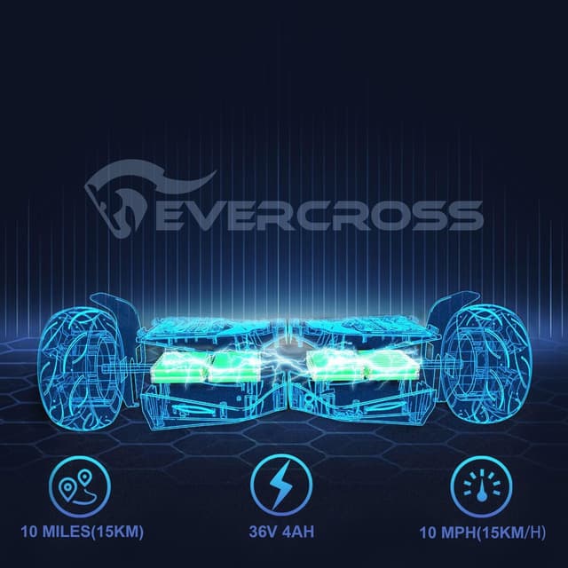 Thumbnail 4 de EVERCROSS Hoverboard mit Kart 8,5" All Terrain