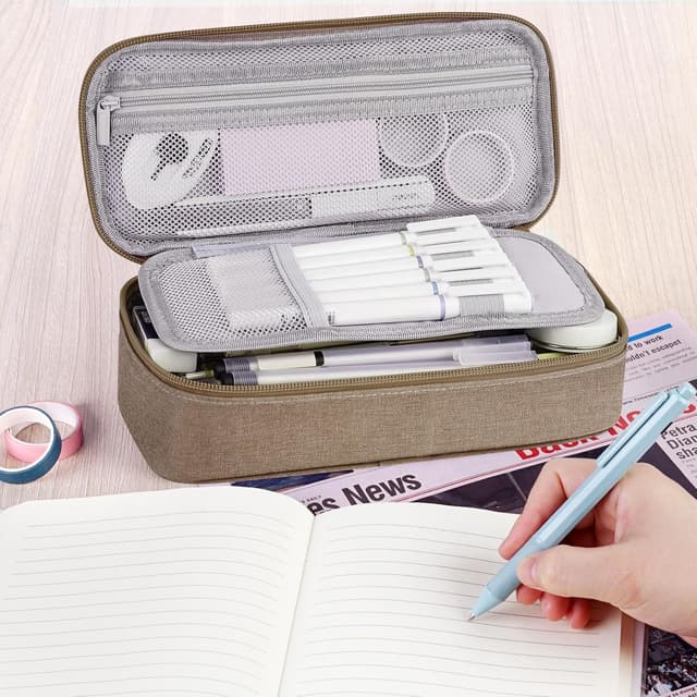 Thumbnail 5 de WEMATE Large Pencil Case 9x4.3in