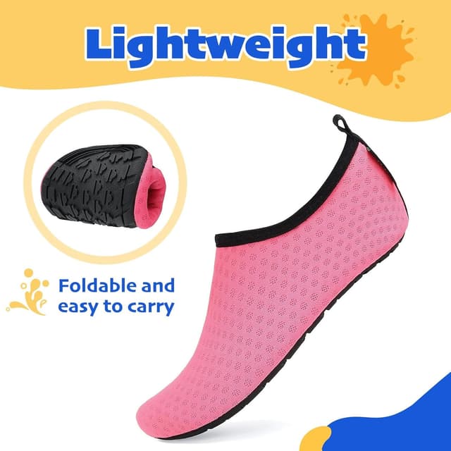 Detalle 2 de SAGUARO chaussettes aquatiques enfants (chaussure d’eau / chaussons de plage) : séchage rapide et semelle antidérapante