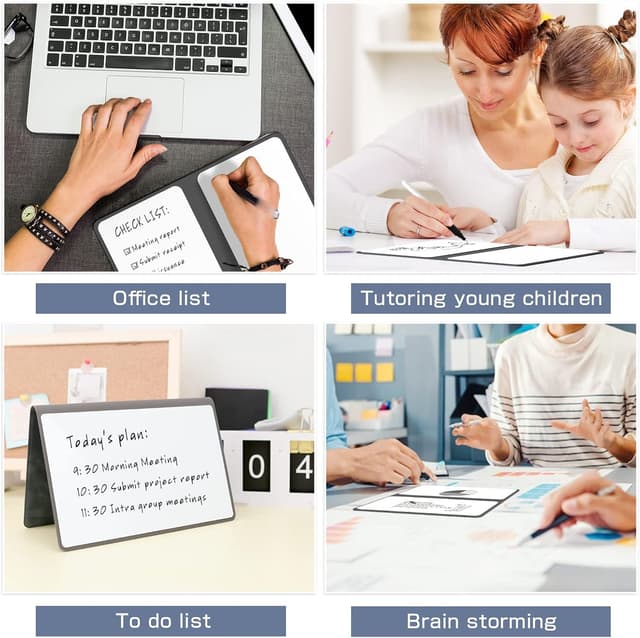 Detalle 2 de NEWYES Pizarra Blanca A5 Amarilla 149x233 mm