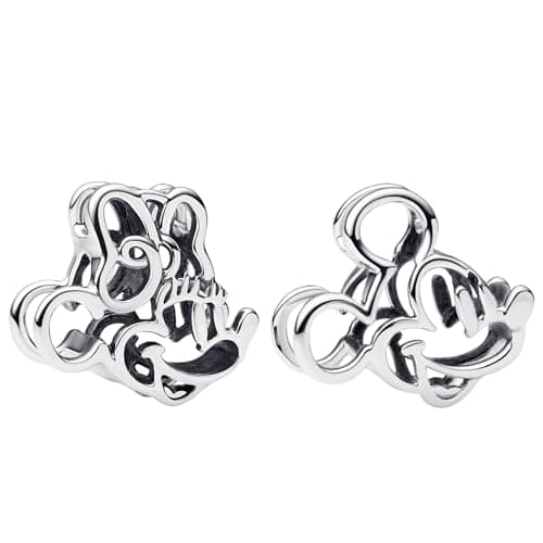 Detalle de HAEPIAR Cute Mouse 925, charm para pulsera