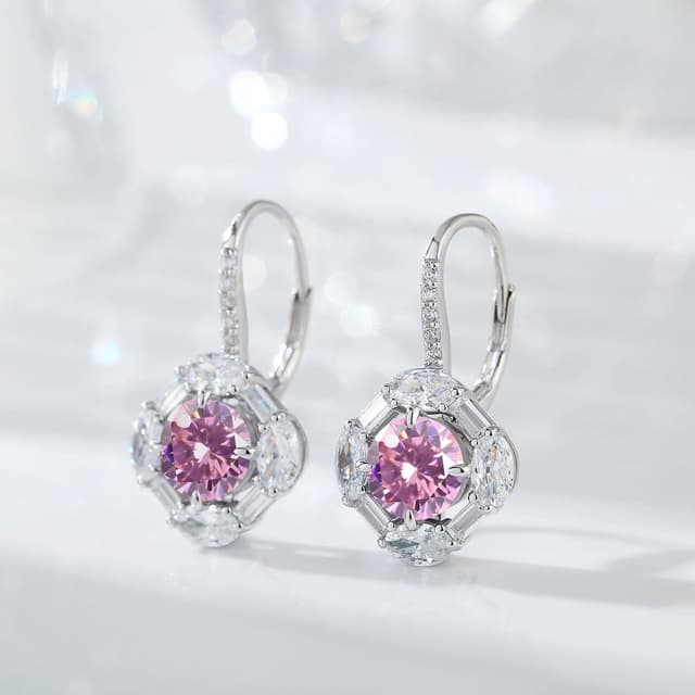 Detalle de Ohrringe jiamiaoi 925 Silber mit 18K