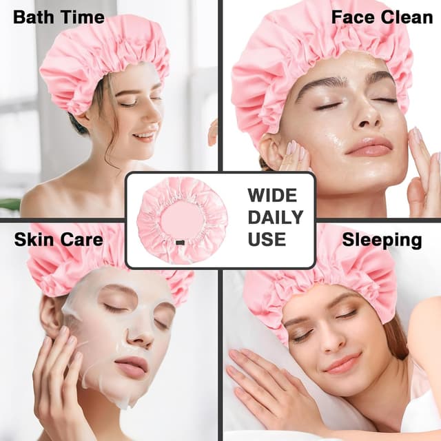 Thumbnail 5 de Seidenhaube zum Schlafen 2 Stück für lange Haare 🎀