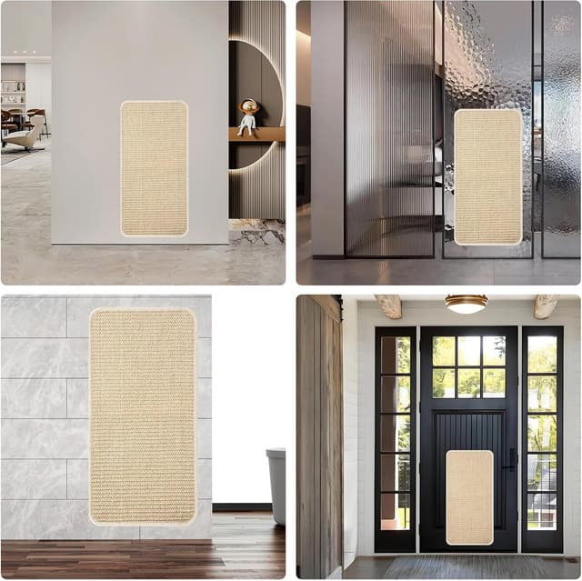 Detalle 2 de Kratzmatte Katze 50×25 cm Sisal – 2 Stück