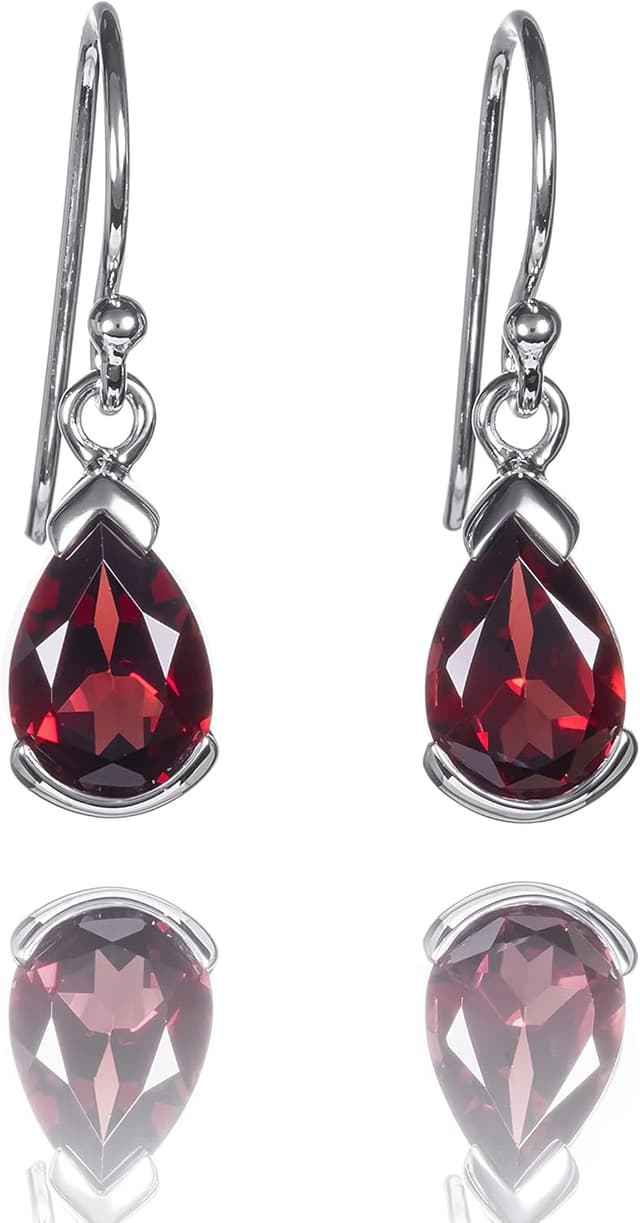 Thumbnail 6 de Boucles d’oreilles pendantes Namana en argent 925 avec topaze bleue naturelle en forme de goutte