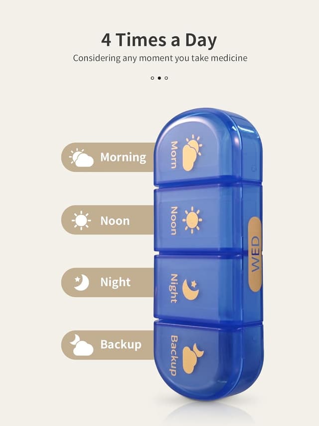 Thumbnail 5 de Pilulier hebdomadaire 7 jours pratique