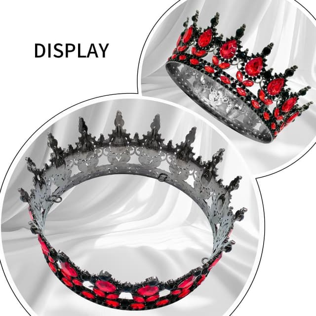 Thumbnail 3 de Princess Tiaras Crystal Rhinestone Tiara 15 cm