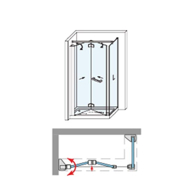 Thumbnail 4 de Ibermampara Praga 2PL mampara ducha angular