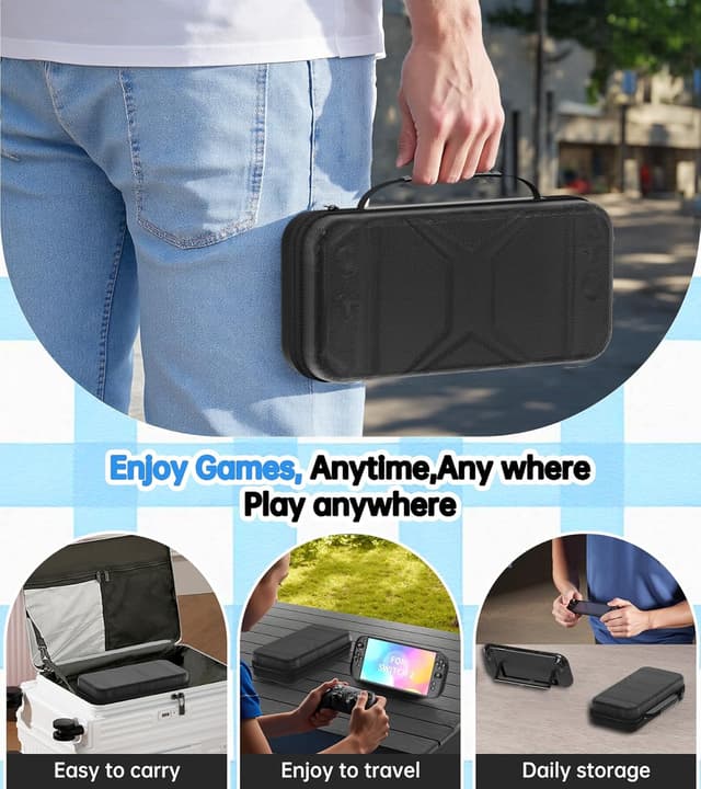 Thumbnail 6 de QUAGGY Switch 2 travel case with 10-slot cartridge holder