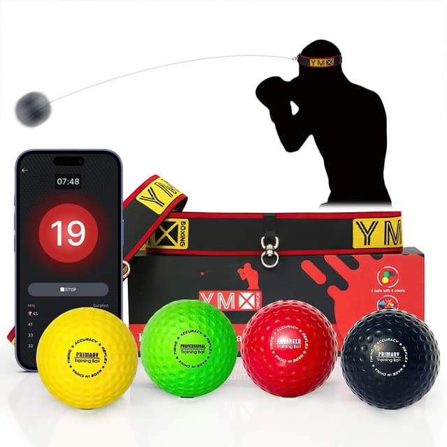 Detalle de YMX BOXING Ultimate Training Ball Set 4-pack
